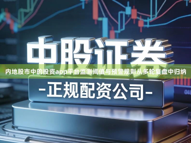 内地股市中的投资app平台监测阈值与预警规则从多轮复盘中归纳