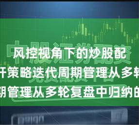 风控视角下的炒股配资加杠杆策略迭代周期管理从多轮复盘中归纳的