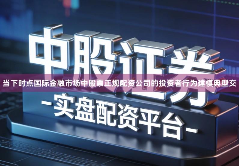 当下时点国际金融市场中股票正规配资公司的投资者行为建模典型交