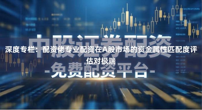 深度专栏：配资佬专业配资在A股市场的资金属性匹配度评估对极端